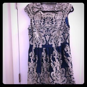 Women’s Navy blue lace dress-Size 10-new